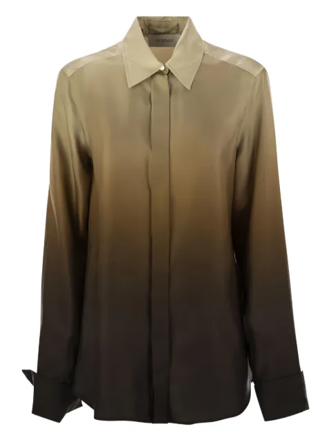 Max Mara silk dégradé shirt Neutrals 2522116031600