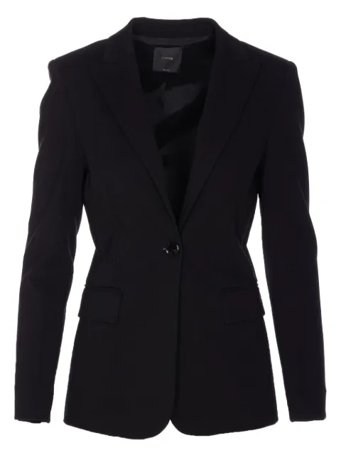PINKO fitted full Milano knit jacket Black 104903A24C