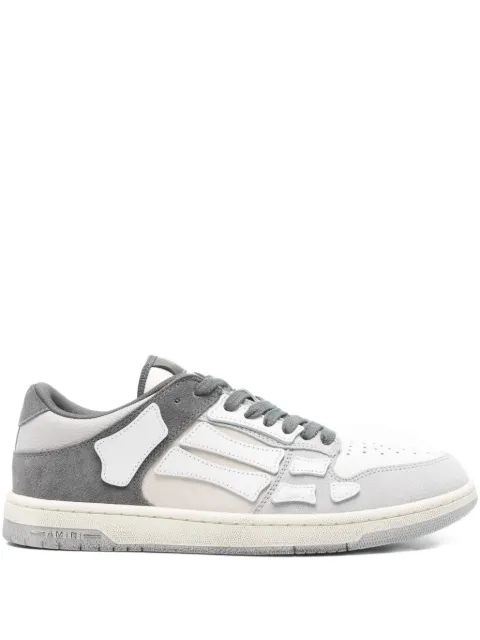 AMIRI Skel-Top bone-panelled low-top sneakers Grey AMFOSR1168
