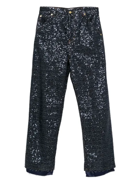 DARKPARK sequin-embellished jeans Blue WTR78FAC115