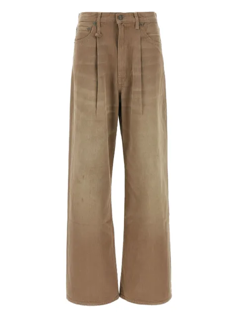 R13 Damon pleated jeans Neutrals R13W3147D326ASAWDUST