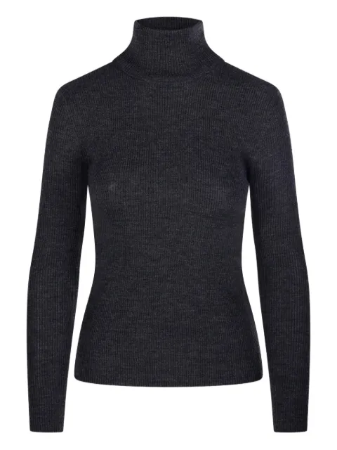 P.A.R.O.S.H. Leila ribbed turtleneck sweater Grey LEILA25D512552X