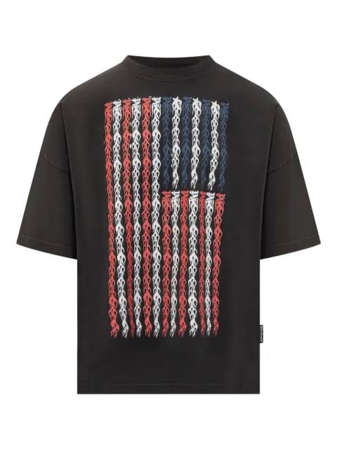 Palm Angels Flames T-shirt PMAA10DF25JER002