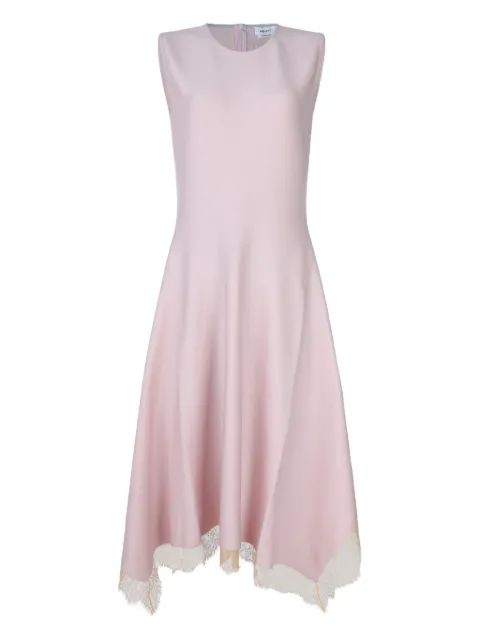 Alexander McQueen lace-trimmed sleeveless midi dress Pink 839750Q1BEG