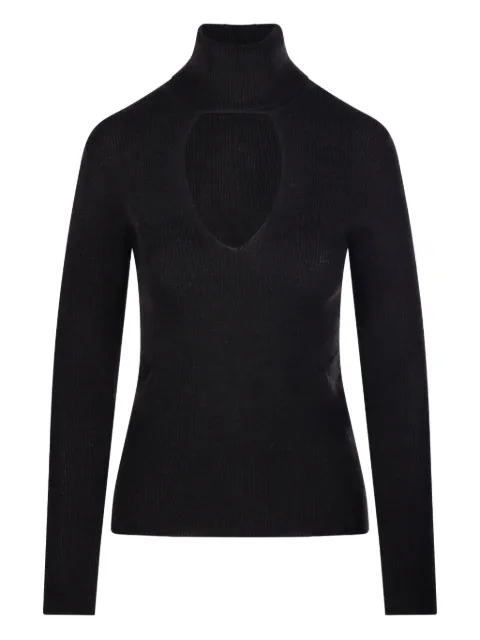 P.A.R.O.S.H. Leila ribbed sweater Brown LEILA25D512945
