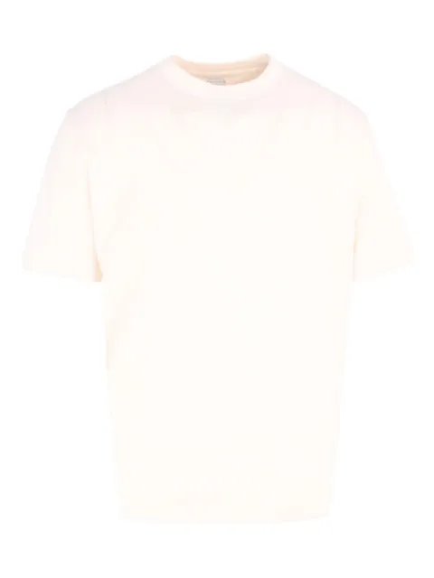 Eleventy crew-neck short-sleeve T-shirt Neutrals L75TSHK19TES0K035