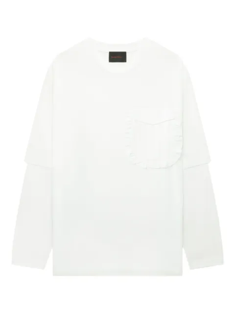 Simone Rocha cotton long-sleeve T-shirt White 53790553COTTONJERSEYWHITE