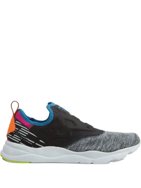 Reebok Furylite Slip-on Lux "Coal/Blue/Pink/Peach/Yellow" sneakers Black AQ9243
