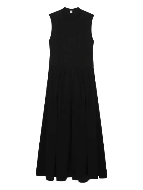 TOTEME sleeveless cotton tee dress Black 2326022770200