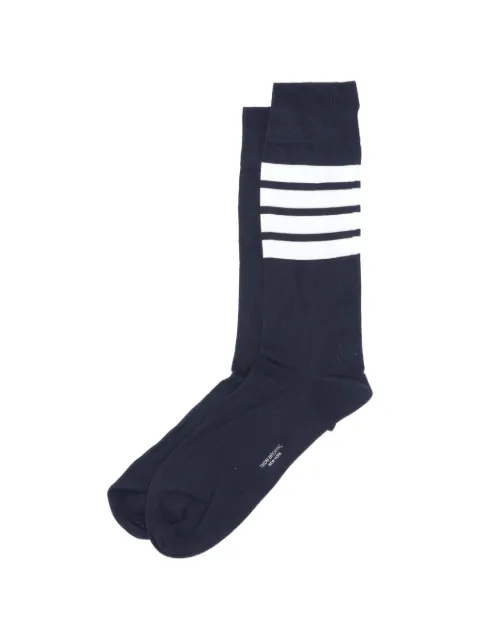 Thom Browne Striped mid-calf socks Blue MAS023B01690