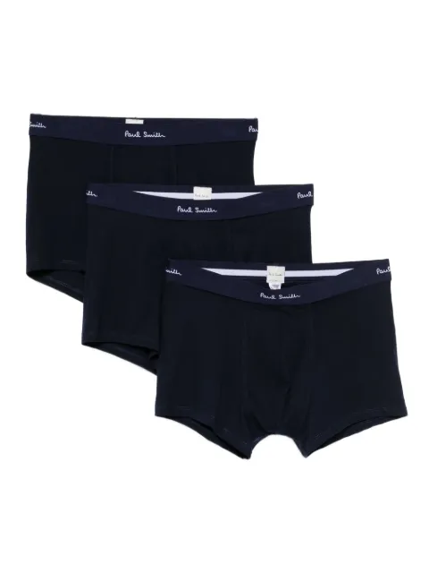 Paul Smith logo cotton boxers (set of three) Blue M1A914M3PK47A
