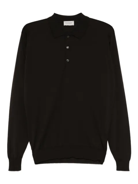 John Smedley Belper polo shirt Brown BELPERF