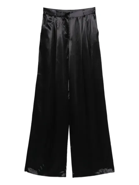 THE ANDAMANE pleat-detail trousers Black TM180408ATNV127