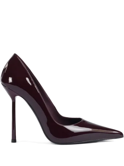 Le Silla 120mm Bella patent-leather pointed-toe pumps Red 4215C100BLPPKAB