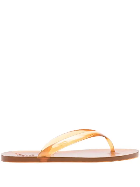 Ancient Greek Sandals Jelly flip flops Brown 125131011G