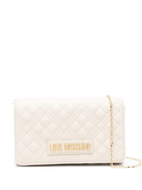 Love Moschino quilted chain-strap shoulder bag Neutrals JC4079PP1NLA0