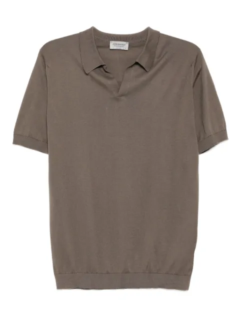 John Smedley short-sleeved T-shirt Brown NOAHA
