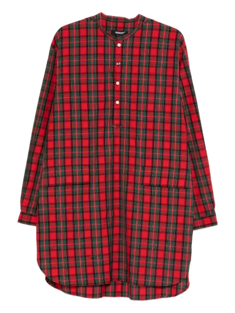Undercover Plaid Pocket Shirt Red UC2E44032