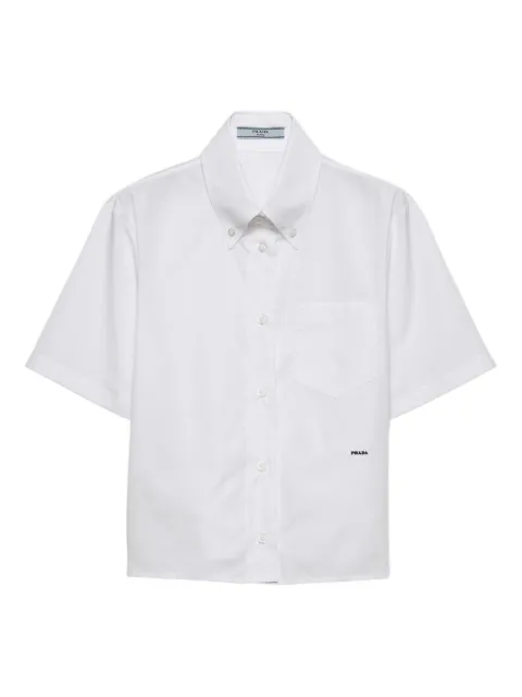 Prada patch-pocket shirt White P477IRSOOO1XV2
