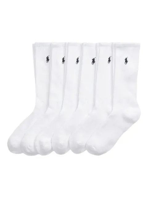 Polo Ralph Lauren cotton socks (pack of six) White 449943676001