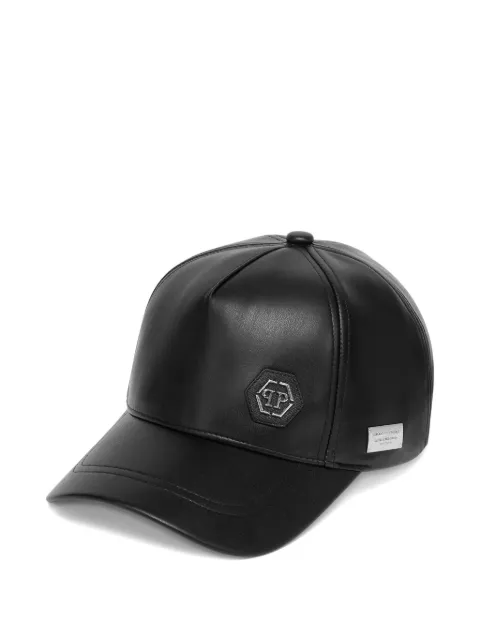 Philipp Plein hexagon-logo baseball cap Black FAEAUAC0678PTE003N