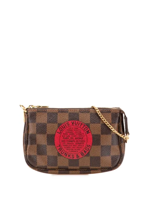 Louis Vuitton Pre-Owned 2008 Damier Ebene Trunks and Bags Mini Pochette Accessoires handbag Brown 9R1WRFNN7OC1EPET