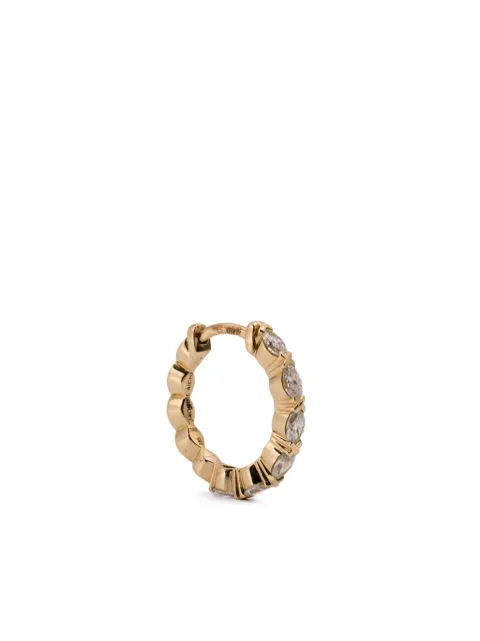 Jacquie Aiche 14CT yellow gold diamond mini hoop earrings Gold 2506010