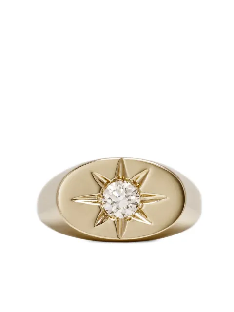 Jacquie Aiche 14CT yellow gold Starburst diamond ring Gold 2506003