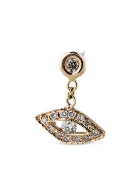 Jacquie Aiche 14CT yellow gold Eye diamond earring Gold 138963