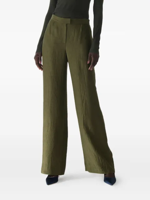 Jason Wu Collection crinkled-satin trousers Green P2507004