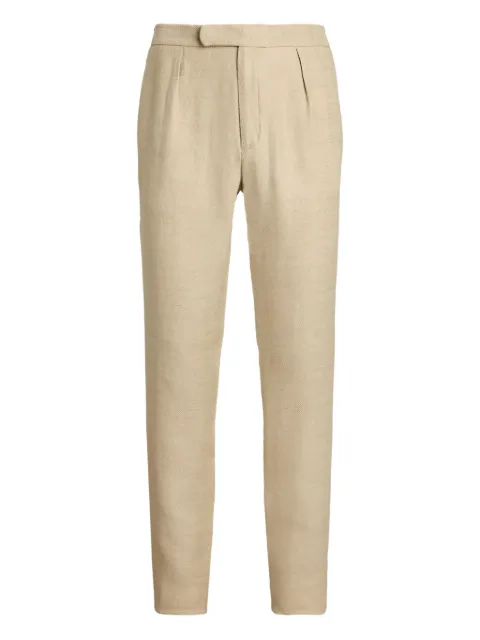 Ralph Lauren Purple Label twill trousers Neutrals 798977046001