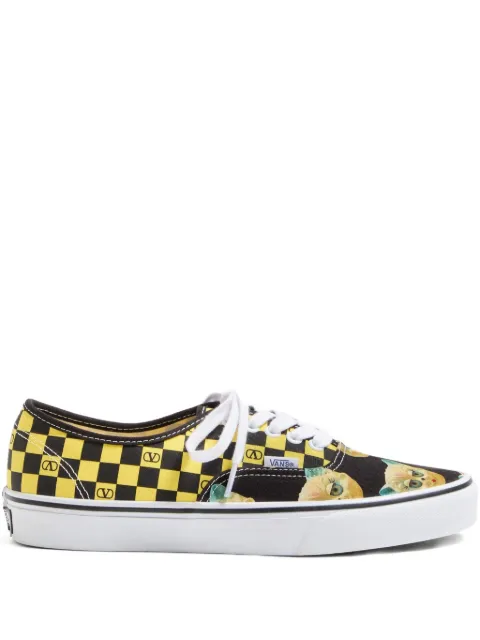 Valentino Garavani x Vans checkerboard-print sneakers Black YS0M23HPJ