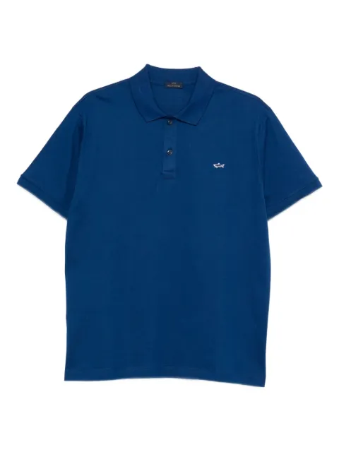 Paul & Shark embroidered-logo polo shirt Blue 99311001