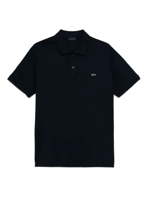 Paul & Shark logo-detail polo shirt Blue 99311001