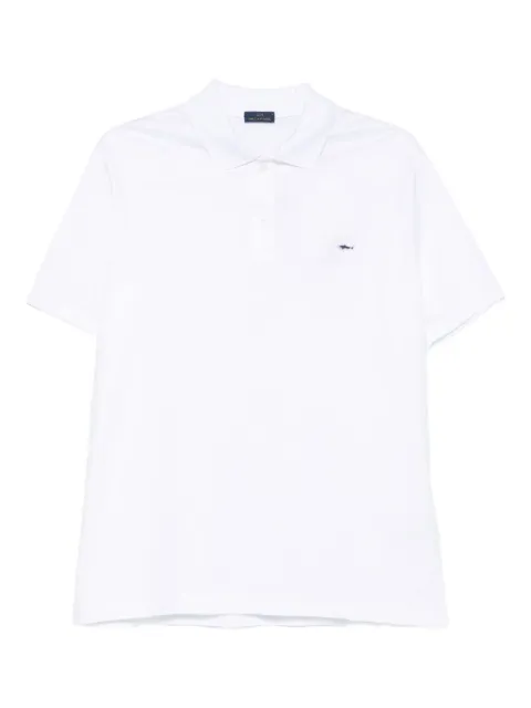 Paul & Shark embroidered cotton polo shirt White 99311004