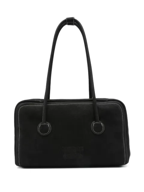 Marge Sherwood top-handle calf-suede shoulder bag Black FF047886