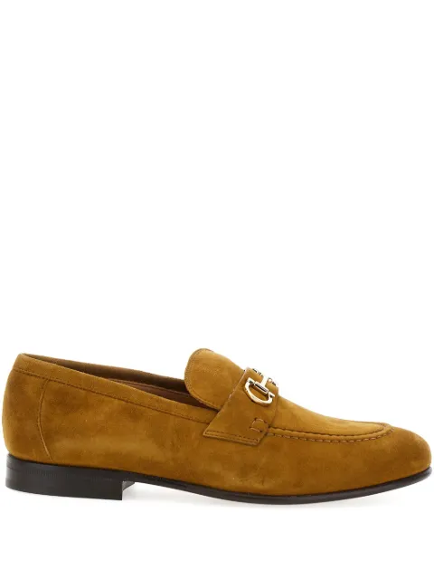 Ferragamo gancini-detailed loafers Brown 01H702