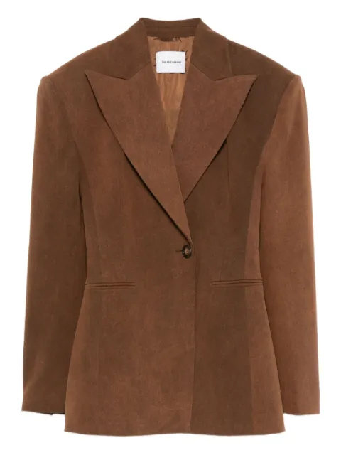 THE ANDAMANE single-breasted blazer Brown T183021ATNC184