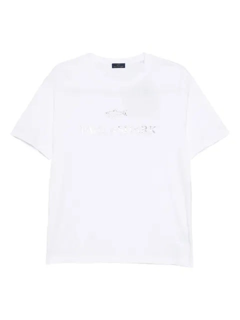 Paul & Shark logo-print cotton T-shirt White 99311007
