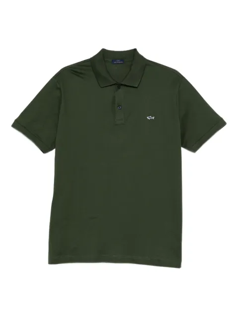 Paul & Shark logo-embroidered polo shirt Green 99311001