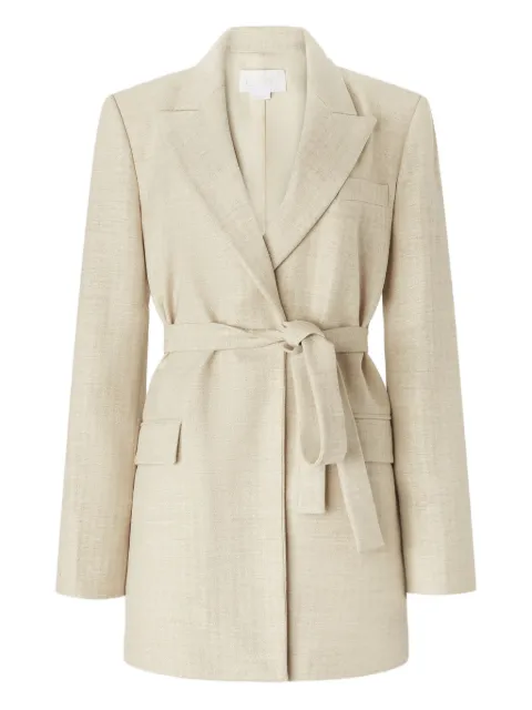Genny belted blazer Neutrals 79AAQ504N0624