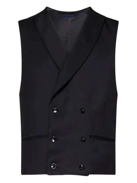 FRANZESE COLLECTION double-breasted waistcoat Black 5CP91AUTXAREUP98