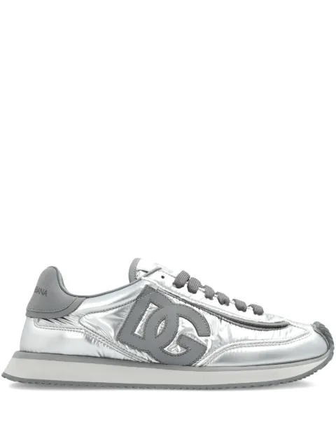 Dolce & Gabbana DG Cushion laminated sneakers Grey CK2288AE474