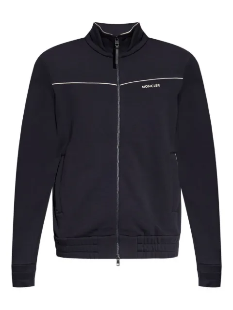 Moncler zip-up fleece track jacket Blue K20918G0002789B3P