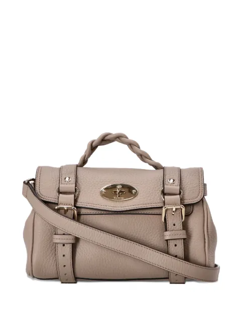 Mulberry mini Alexa braided-handle tote bag Neutrals RL6595736