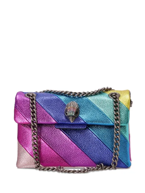 Kurt Geiger London striped chain-strap cross body bag Blue 4550969109MULTOTHER