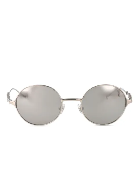 Diesel round-frame metal sunglasses Grey 0DL1008