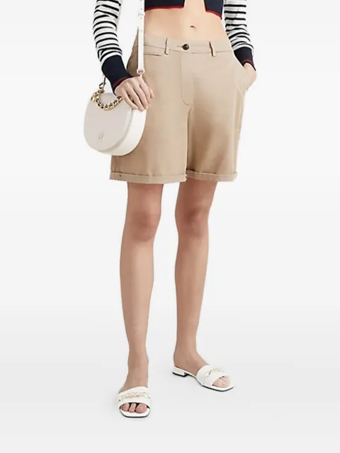 Tommy Hilfiger pleated-cuffed trousers Neutrals WW0WW37772AEG