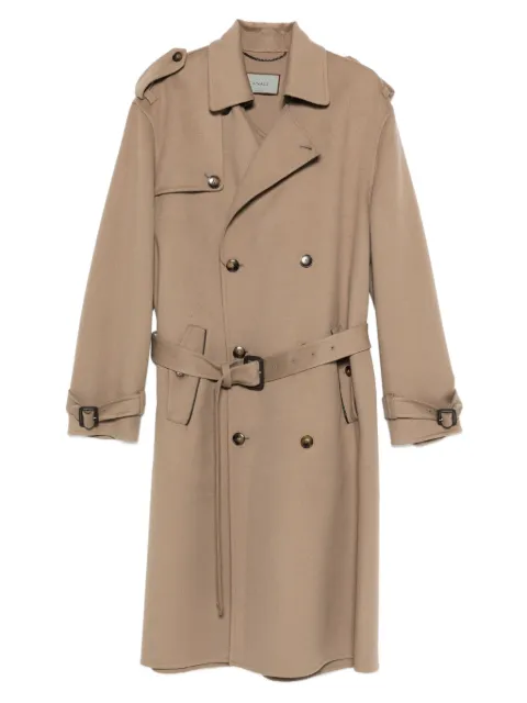 Canali belted double-breasted coat Neutrals O10503SG02870