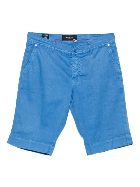 Kiton cuffed-hem shorts Blue UPNJSBK0603